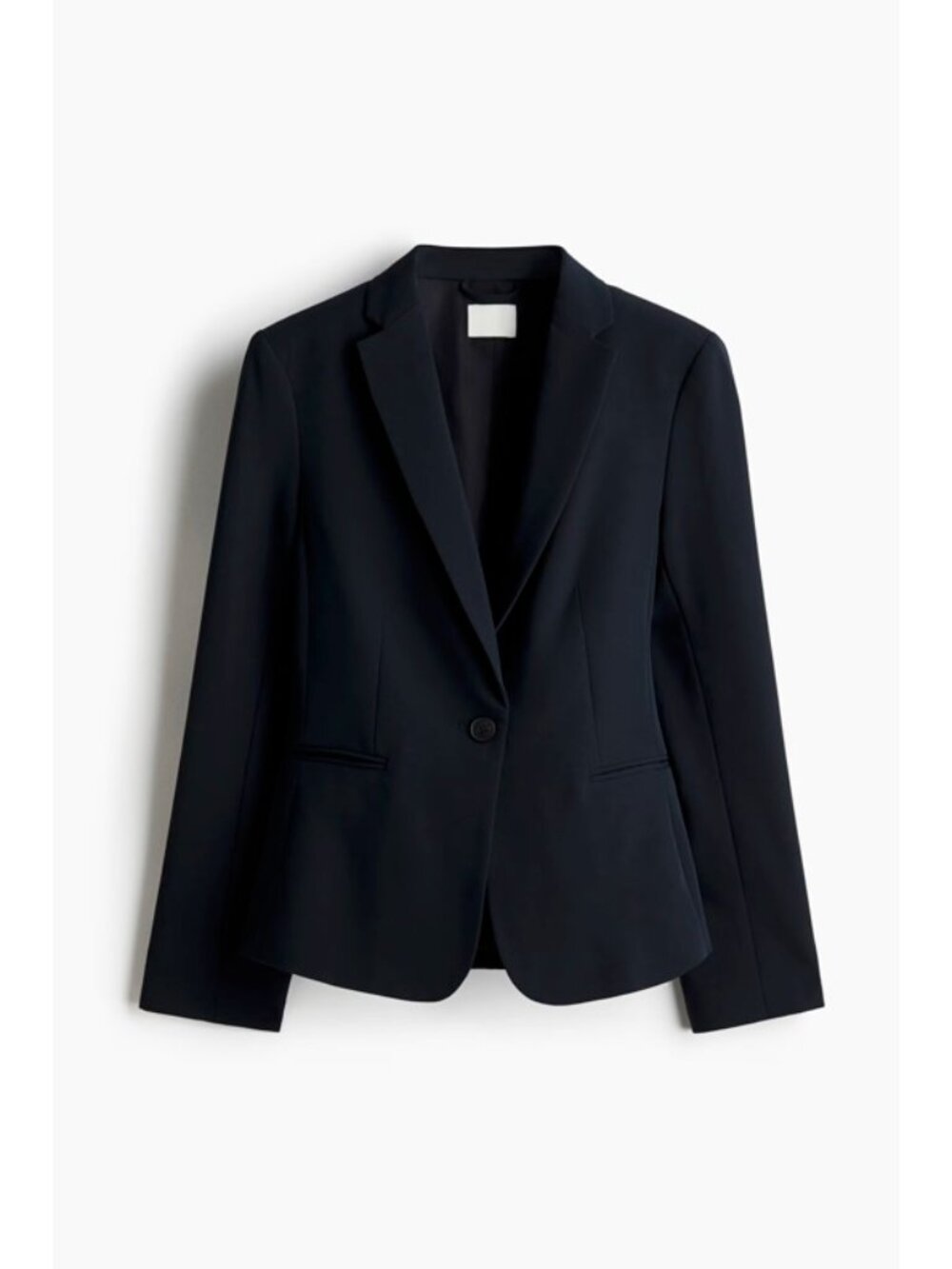 H&M Dark Navy Blue Fitted Blazer